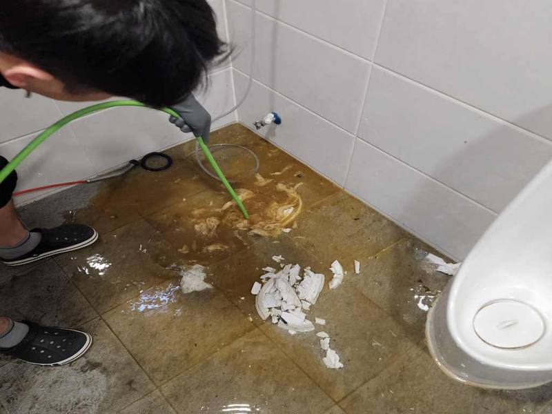 둔촌동 싱크대막힘 작업 현장